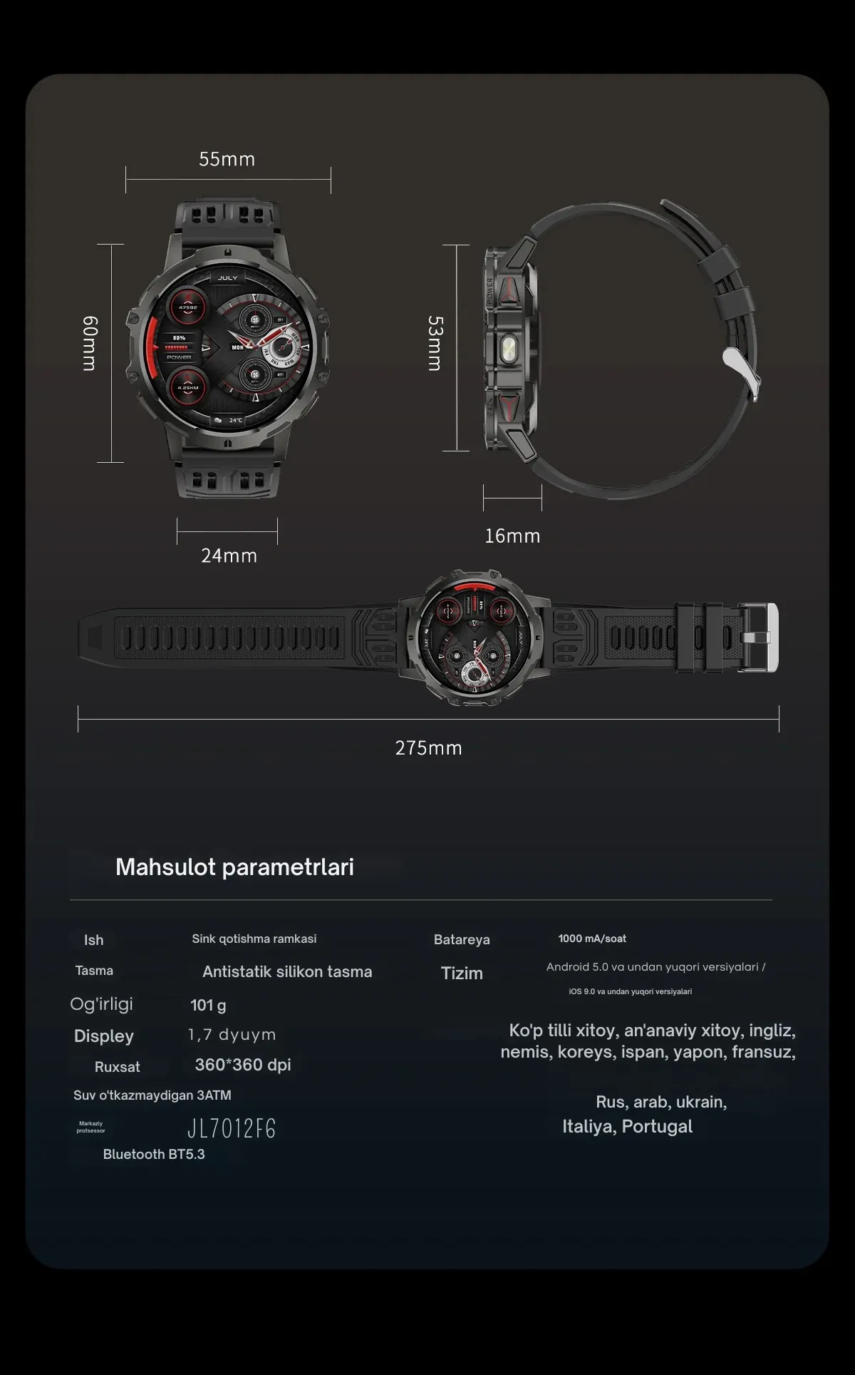 ZW15 Smart Watch 12